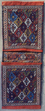 Exquisite Persian Qashqai Nomadic Vintage Khorjin ‘Saddle bag’ by Rugistan - product image 5 for Resin Society