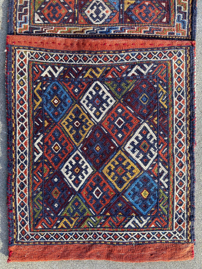Exquisite Persian Qashqai Nomadic Vintage Khorjin ‘Saddle bag’ by Rugistan - product image 8 for Resin Society