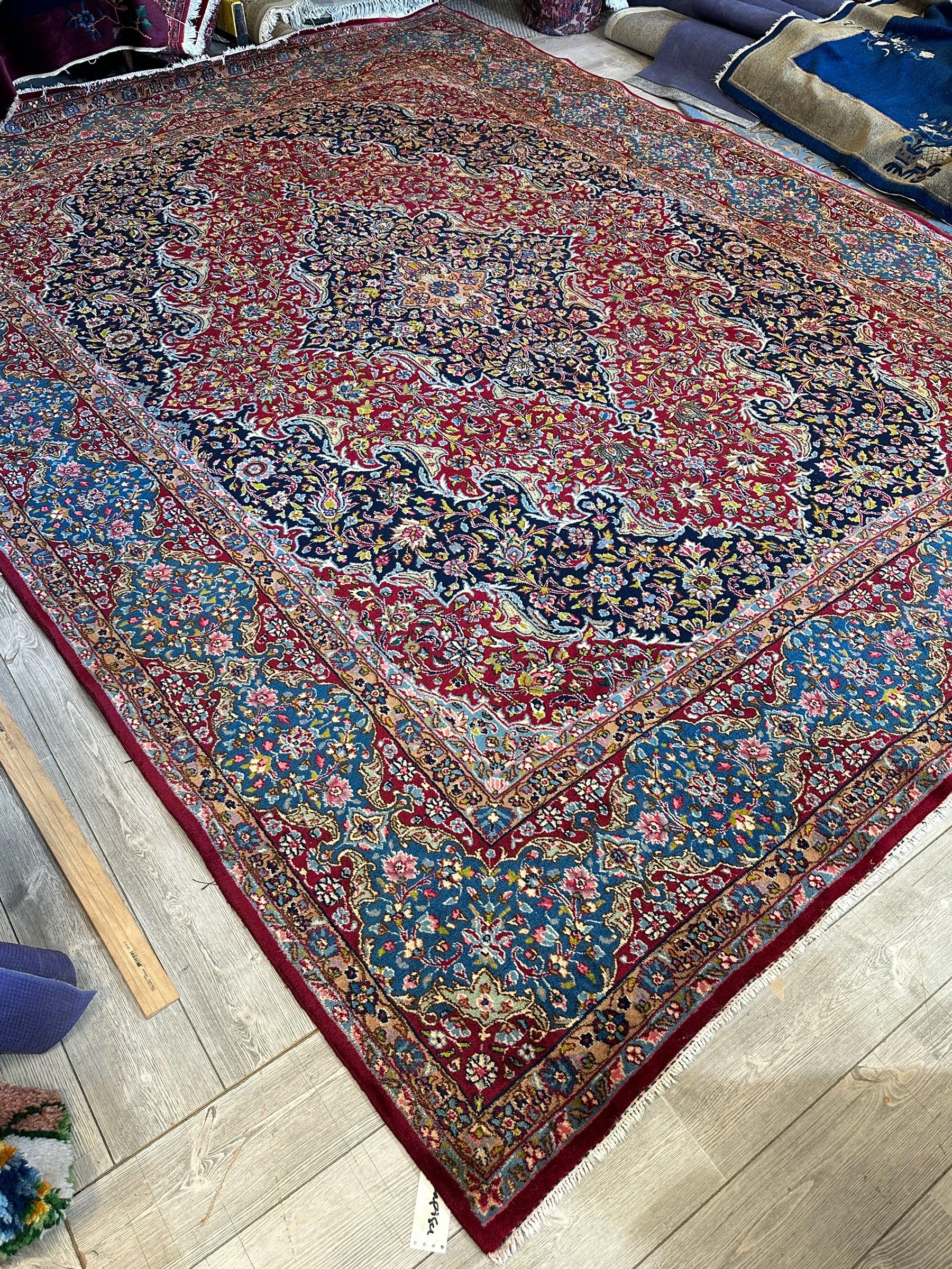 Exquisite Persian Vintage Medalian Rug 10 x 13 by Rugistan - product image 10 for Resin Society