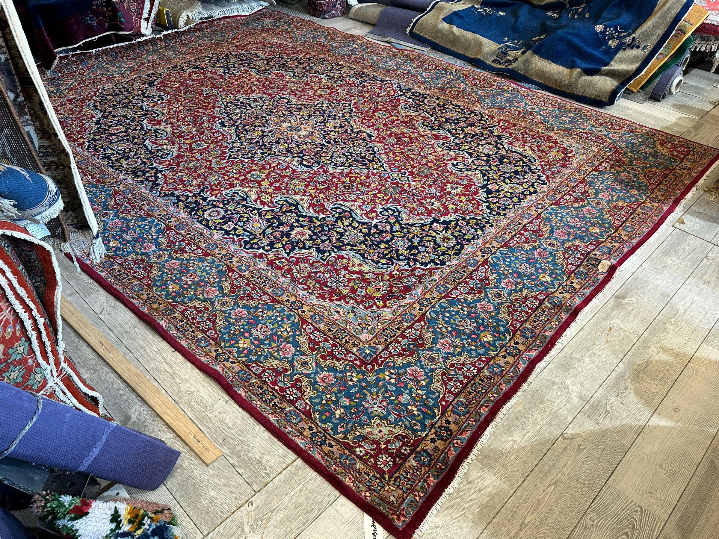 Exquisite Persian Vintage Medalian Rug 10 x 13 by Rugistan - product image 11 for Resin Society
