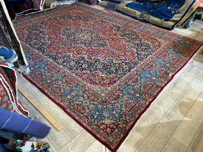 Exquisite Persian Vintage Medalian Rug 10 x 13 by Rugistan - product image 11 for Resin Society