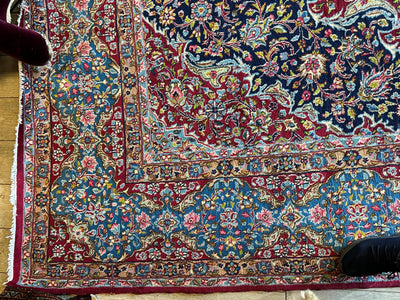Exquisite Persian Vintage Medalian Rug 10 x 13 by Rugistan - product image 13 for Resin Society