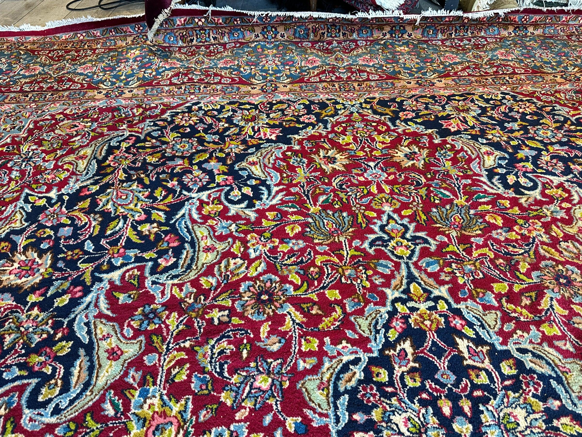 Exquisite Persian Vintage Medalian Rug 10 x 13 by Rugistan - product image 14 for Resin Society