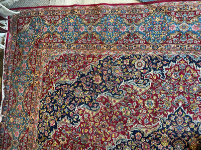 Exquisite Persian Vintage Medalian Rug 10 x 13 by Rugistan - product image 15 for Resin Society