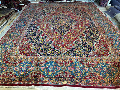Exquisite Persian Vintage Medalian Rug 10 x 13 by Rugistan - product image 2 for Resin Society