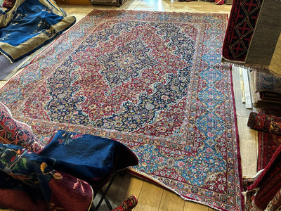 Exquisite Persian Vintage Medalian Rug 10 x 13