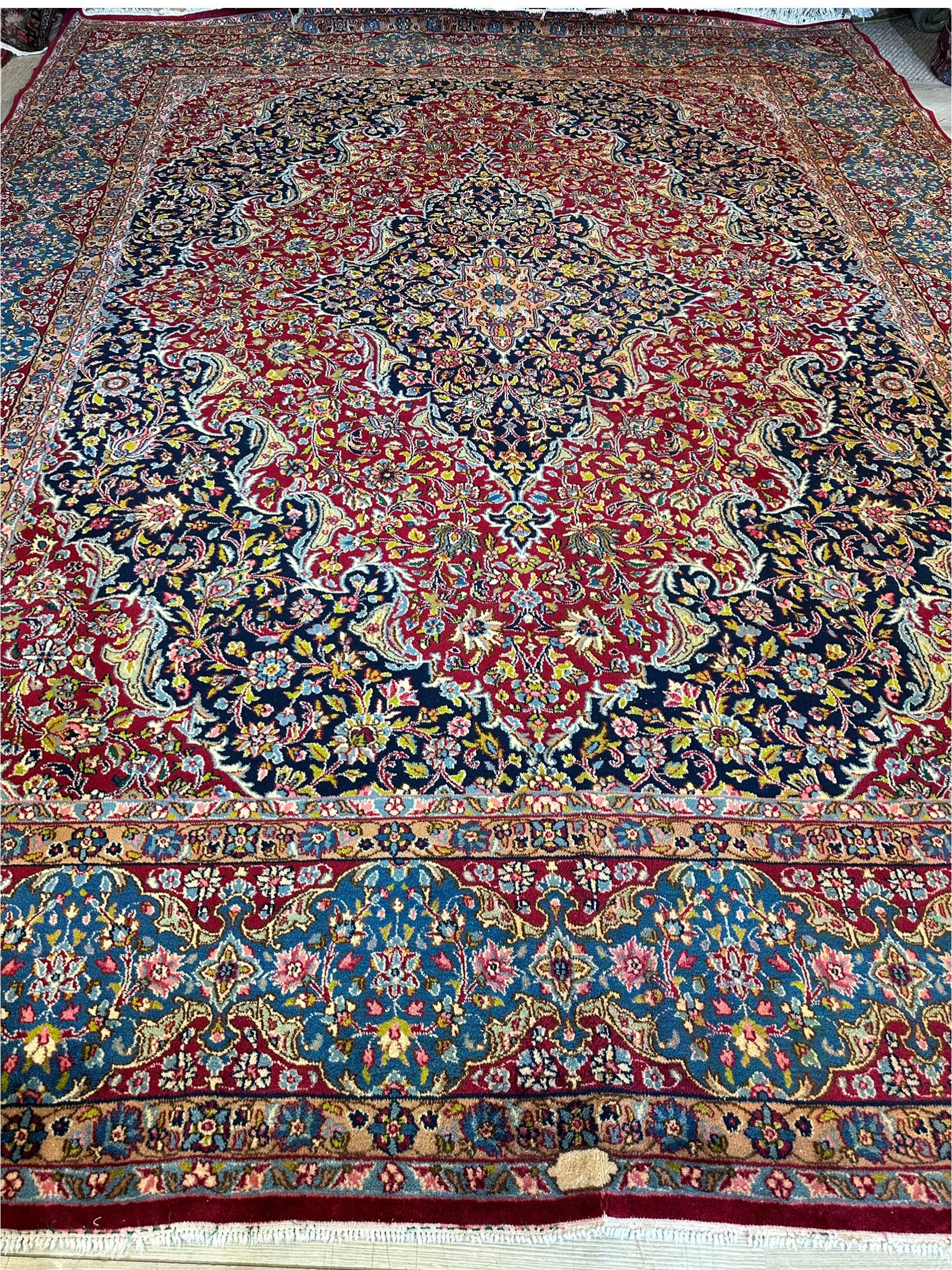Exquisite Persian Vintage Medalian Rug 10 x 13 by Rugistan - product image 3 for Resin Society