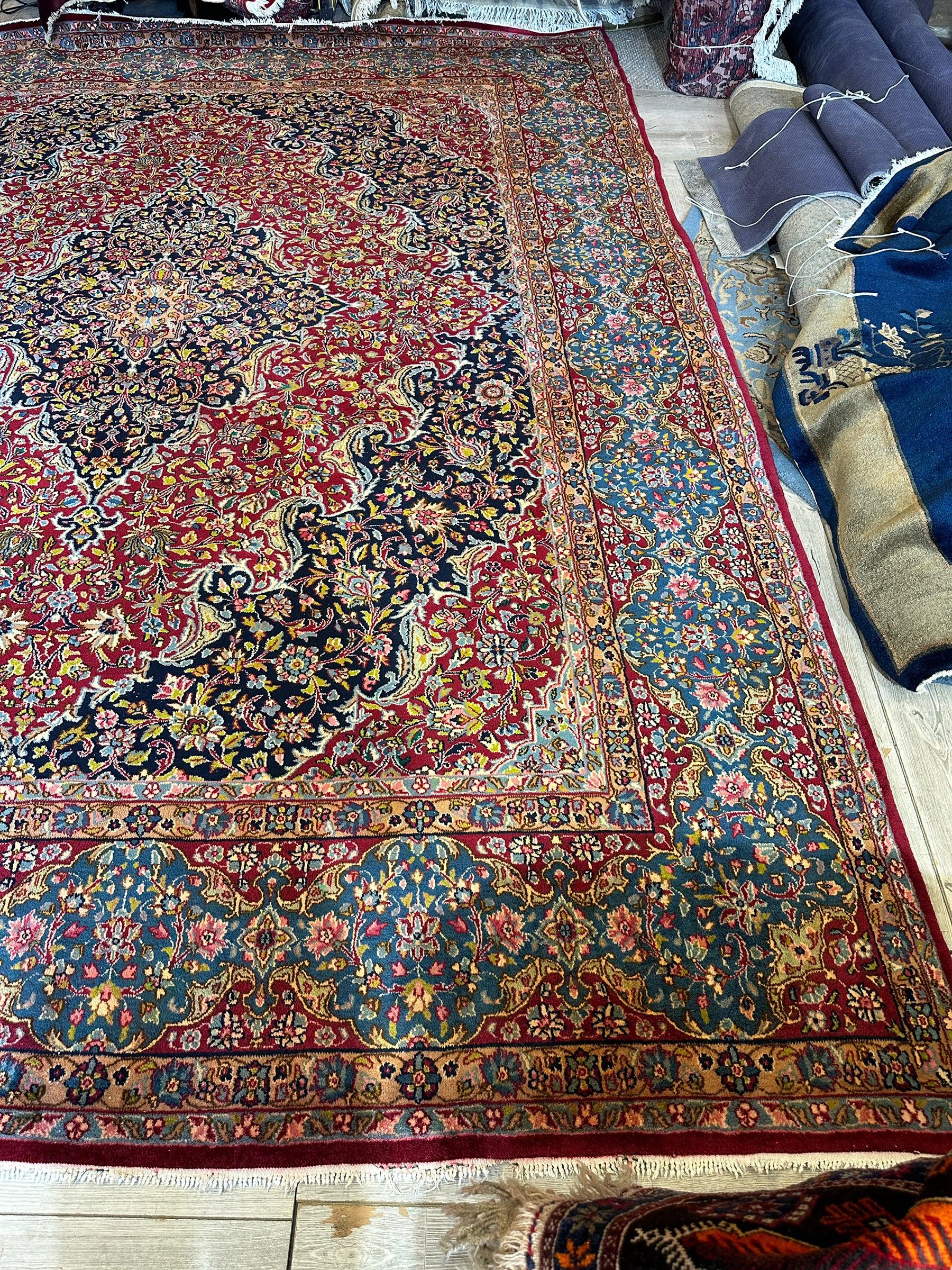 Exquisite Persian Vintage Medalian Rug 10 x 13 by Rugistan - product image 5 for Resin Society