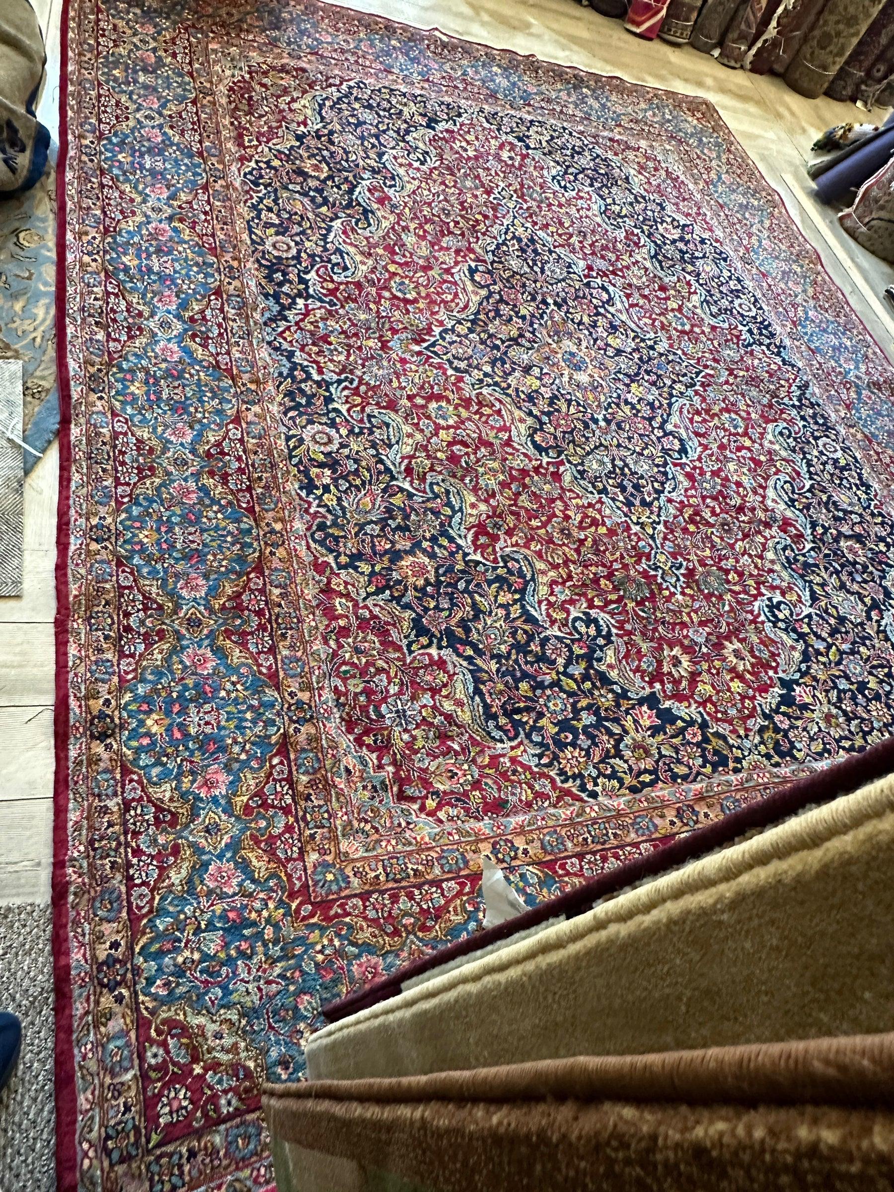 Exquisite Persian Vintage Medalian Rug 10 x 13 by Rugistan - product image 8 for Resin Society