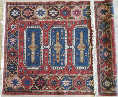 Exquisite Vintage Hand Knotted Soumak Area Rug 6x4 Ft by Rugistan - product image 4 for Resin Society