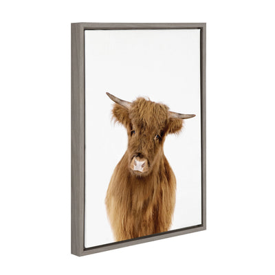 Sylvie Animal Studio Highland Framed Canvas by kateandlaurel - product image 2 for Resin Society