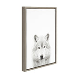 Sylvie Wolf Framed Canvas by Simon Te Tai by kateandlaurel - product image 18 for Resin Society