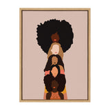 Sylvie Sisters Framed Canvas by kateandlaurel - main product image for Resin Society