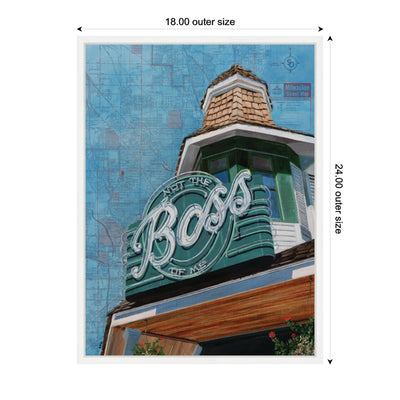 The Boss by Krista V.
Allenstein Framed Canvas Wall Art Print