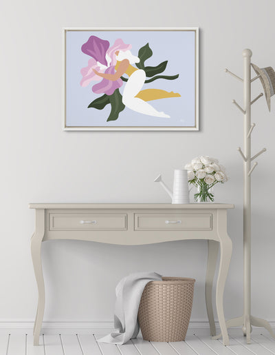 Sylvie How to Soar Framed Canvas by kateandlaurel - product image 4 for Resin Society