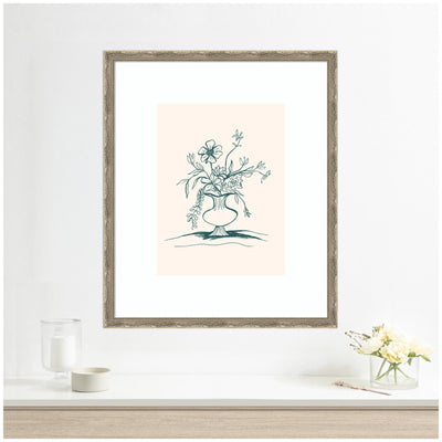 Framed Art Summer Stems by Kate Aurelia Holloway