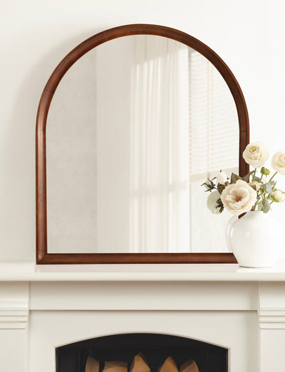 Hatherleigh Arch Wood Wall Mirror