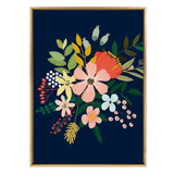 Sylvie Floralis C Framed Canvas