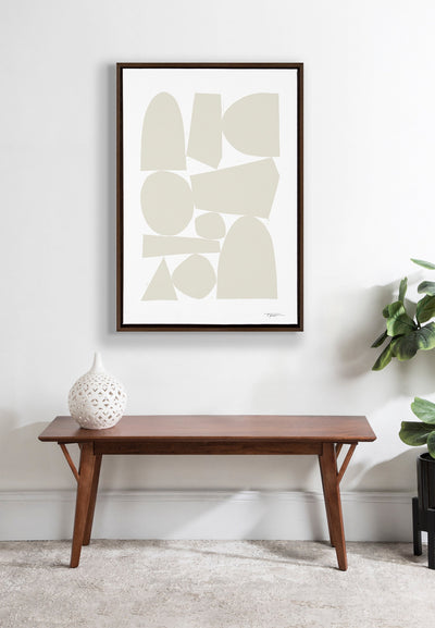 Sylvie Constructed II Neutral Framed Canvas by kateandlaurel - product image 18 for Resin Society