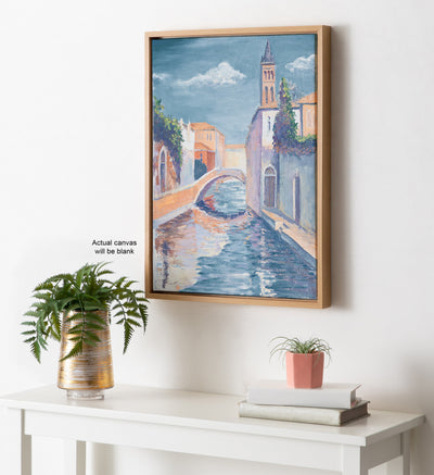 Sylvie Blank Framed Canvas 18x24