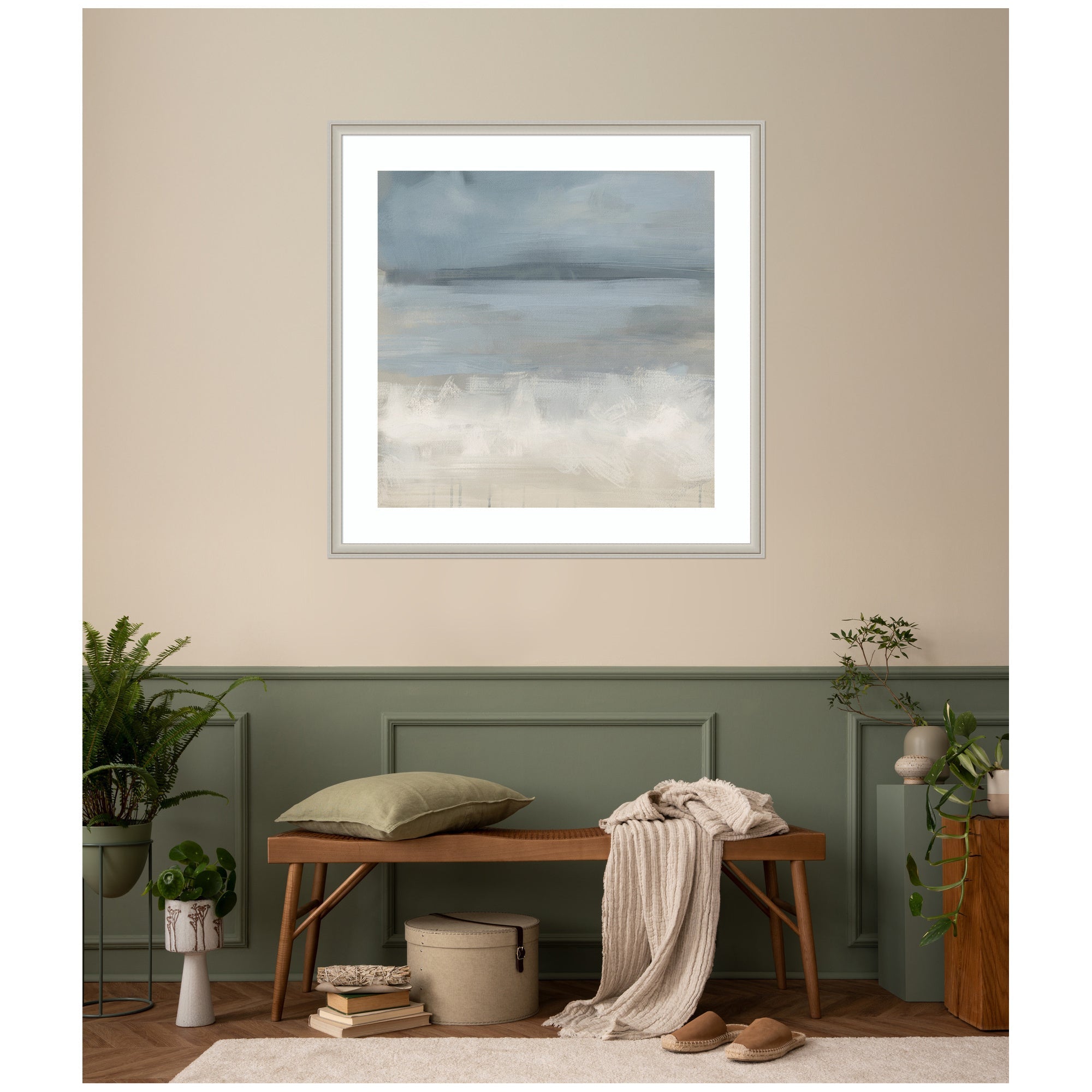 The Blues by Mary Sparrow Framed Wall Art Print