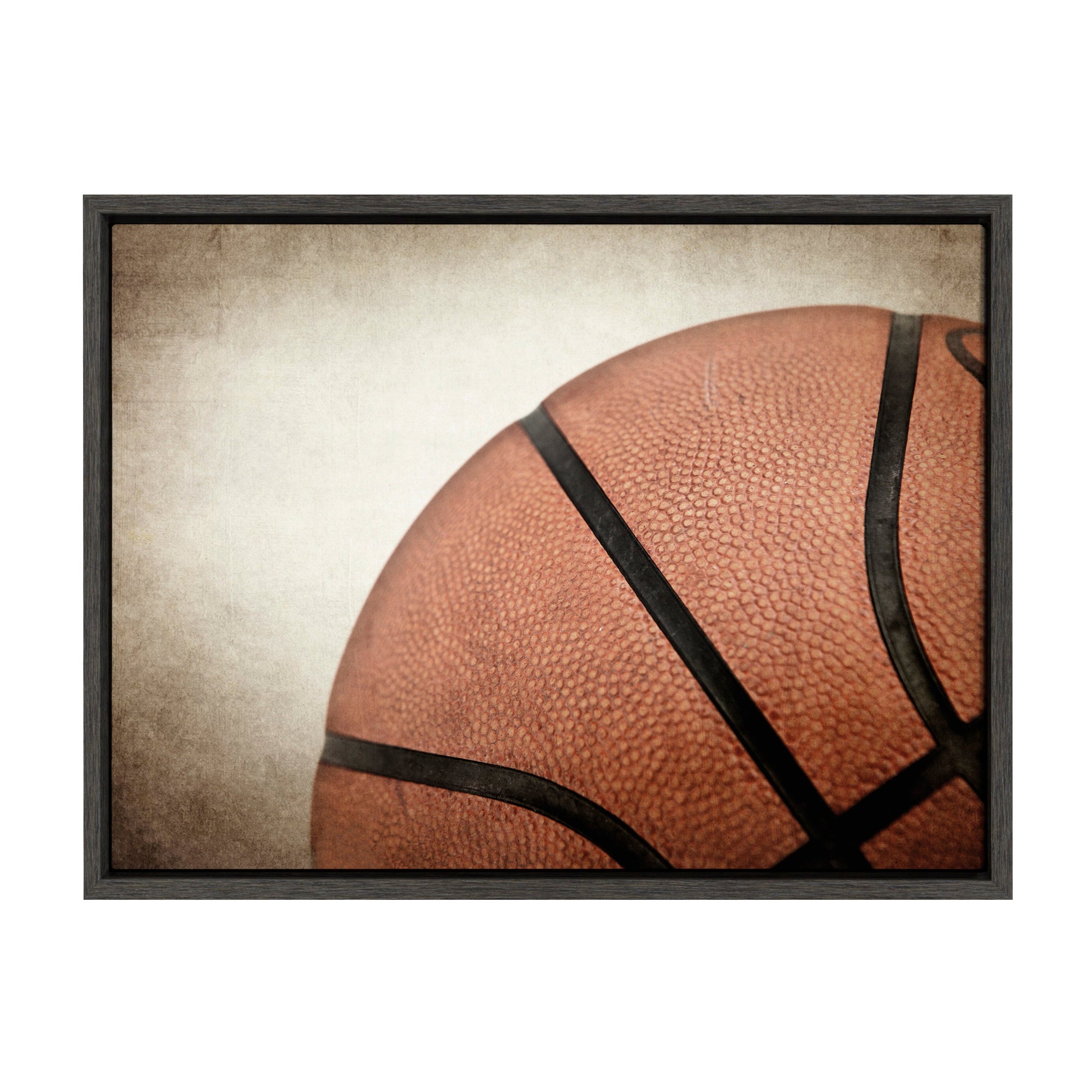 Sylvie Vintage Bball Framed Canvas by kateandlaurel - product image 9 for Resin Society