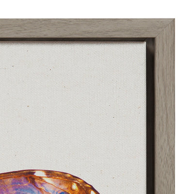 Sylvie Coppertop Butterfly Framed Canvas by kateandlaurel - product image 3 for Resin Society