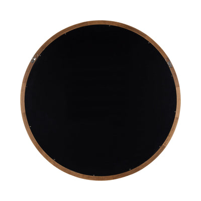 Hatherleigh Round Wood Wall Mirror
