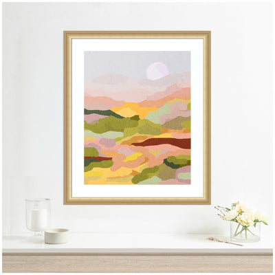 Framed Art Beautiful Landscape by July Art Prints