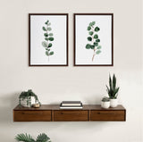 Sylvie Eucalyptus Framed Canvas Set by kateandlaurel - product image 12 for Resin Society