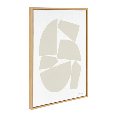 Sylvie Constructed I Neutral Framed Canvas by kateandlaurel - product image 14 for Resin Society