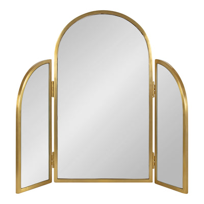 Amoli Tri-Fold Arch Metal Mirror