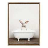 Sylvie Bunny in Rustic Bath Framed Canvas by kateandlaurel - product image 14 for Resin Society