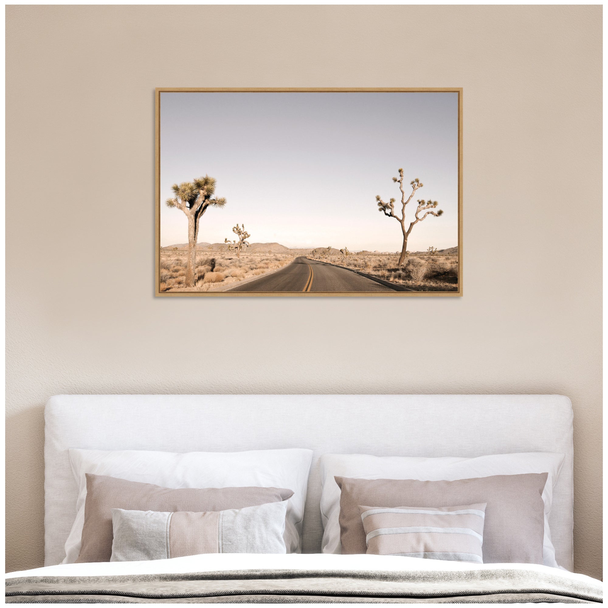 Driving Joshua Tree No.
3 by Alicia Bock Framed Canvas Wall Art Print