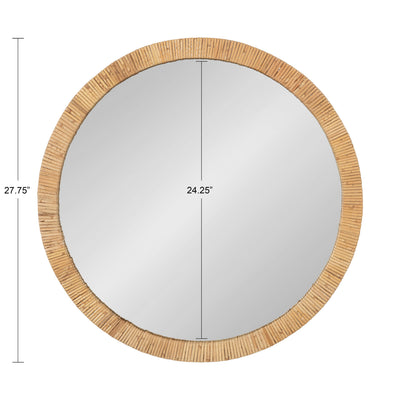 Rahfy Round Framed Wall Mirror