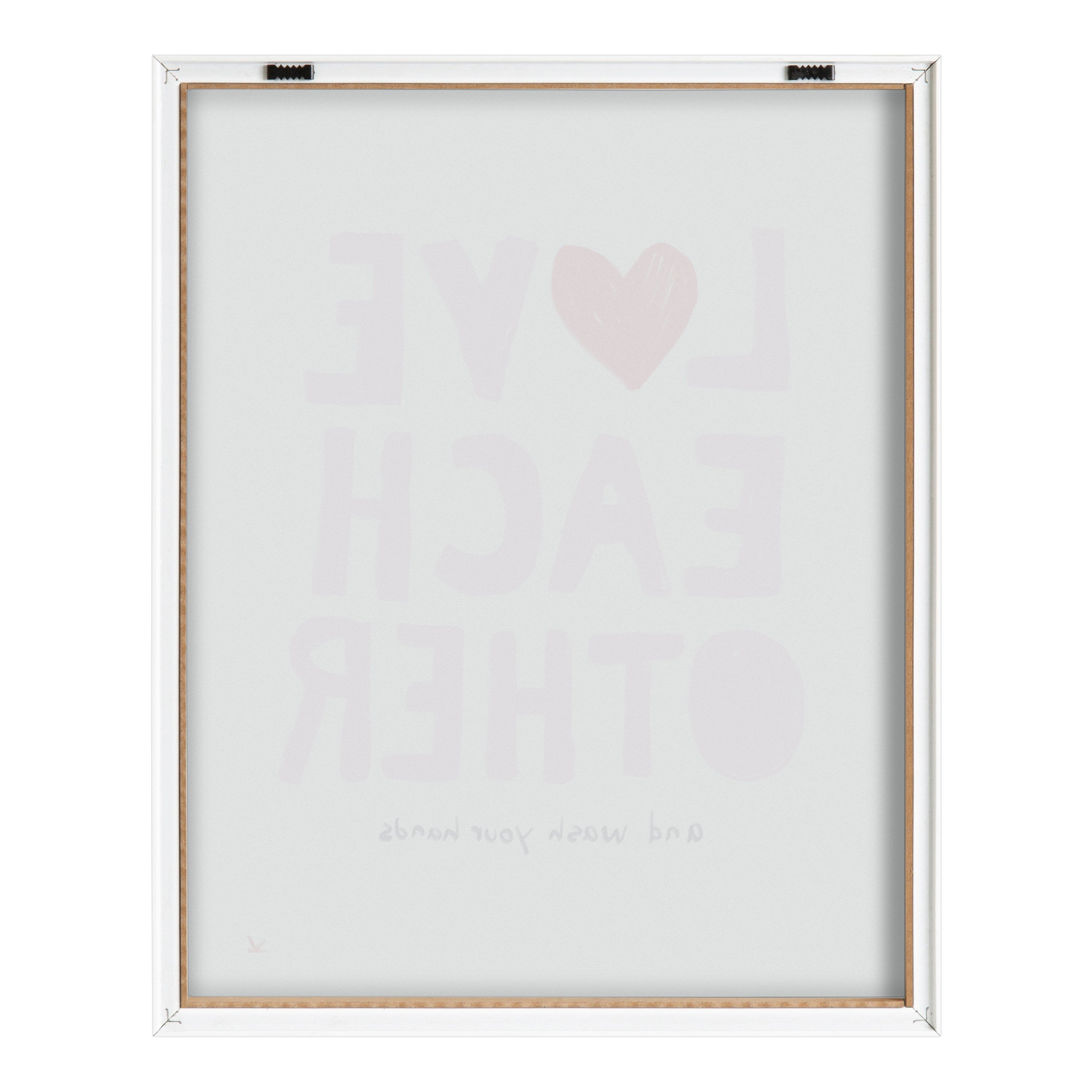 Blake Love Each Other Framed Printed Glass by Kelly Knaga by kateandlaurel - product image 4 for Resin Society
