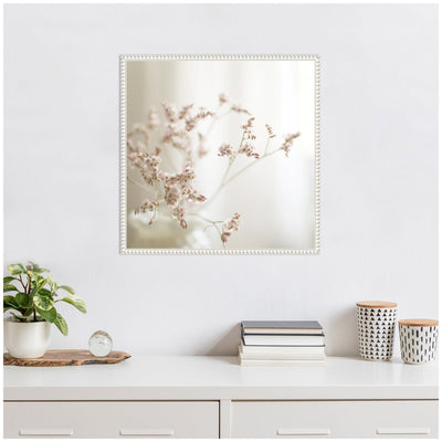 Sylvie Delicate Bouquet of Pastel Flowers Framed Canvas by Kristybee