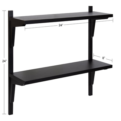 Meridien Wood Wall Shelf by kateandlaurel - product image 13 for Resin Society