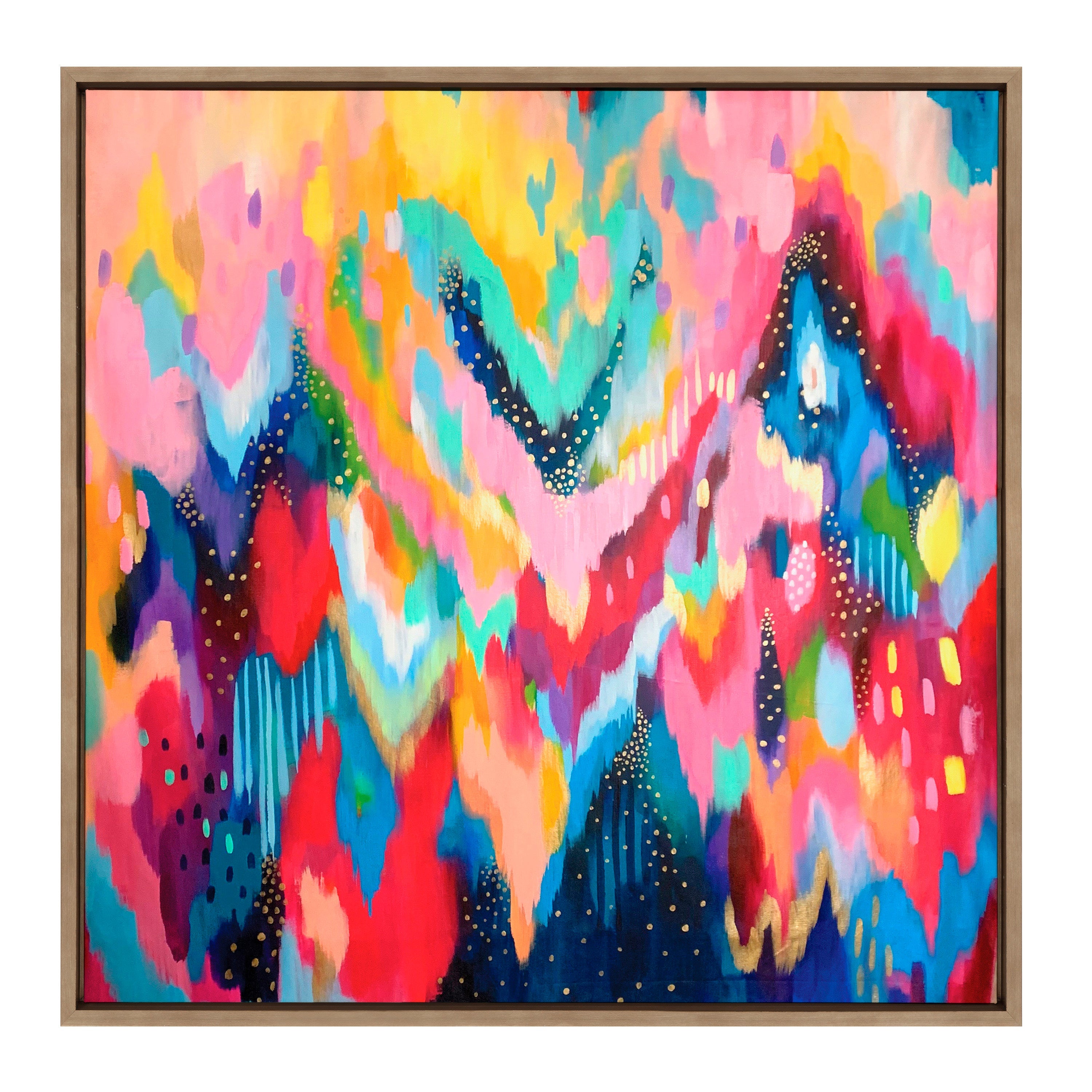 Sylvie EV Brushstroke 100 Framed Canvas