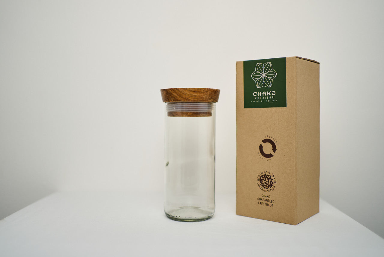 Hiliki Jar - Clear - XLarge by Mbare Ltd - product image 5 for Resin Society