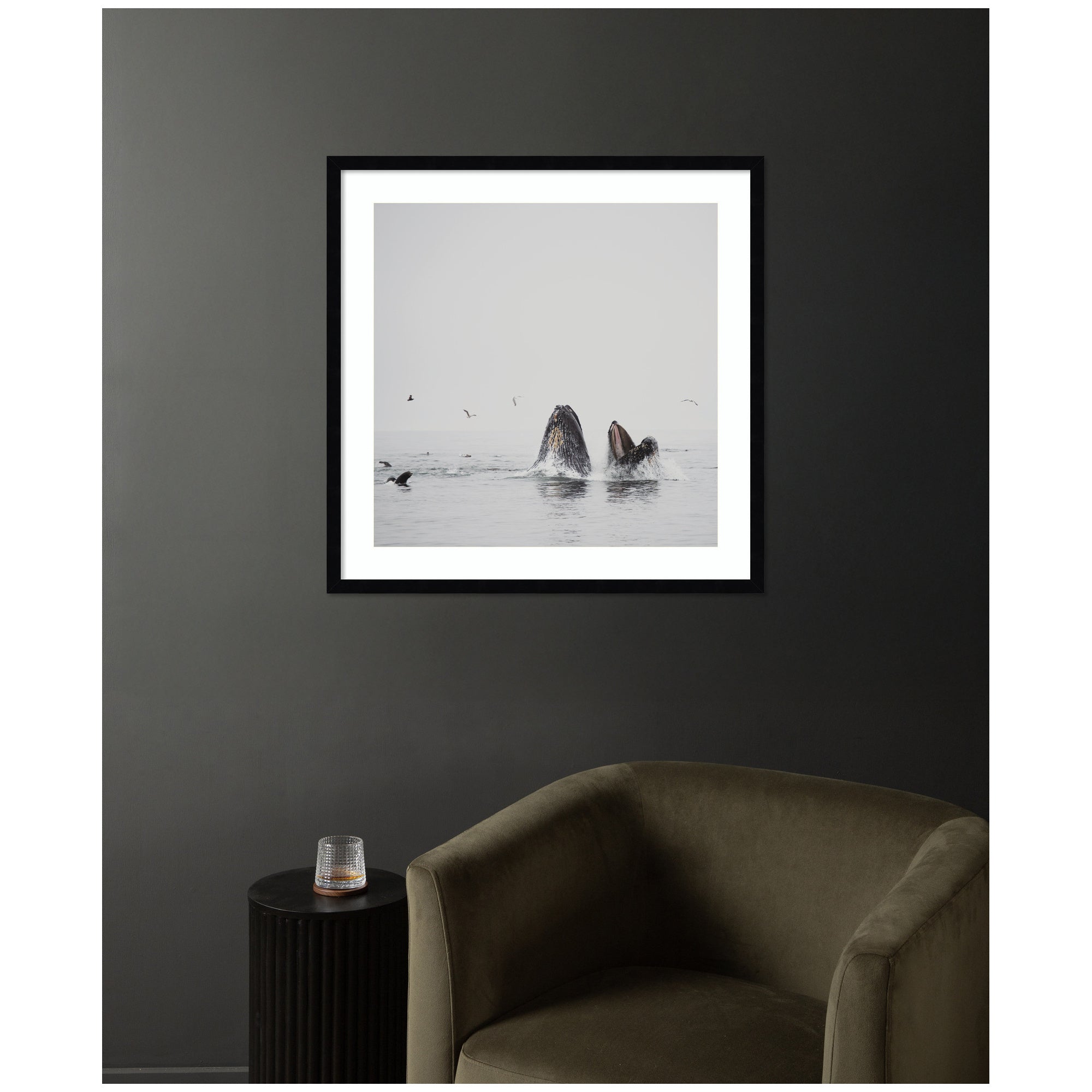 Humpback Whales No.
2 by Laura Evans Framed Wall Art Print