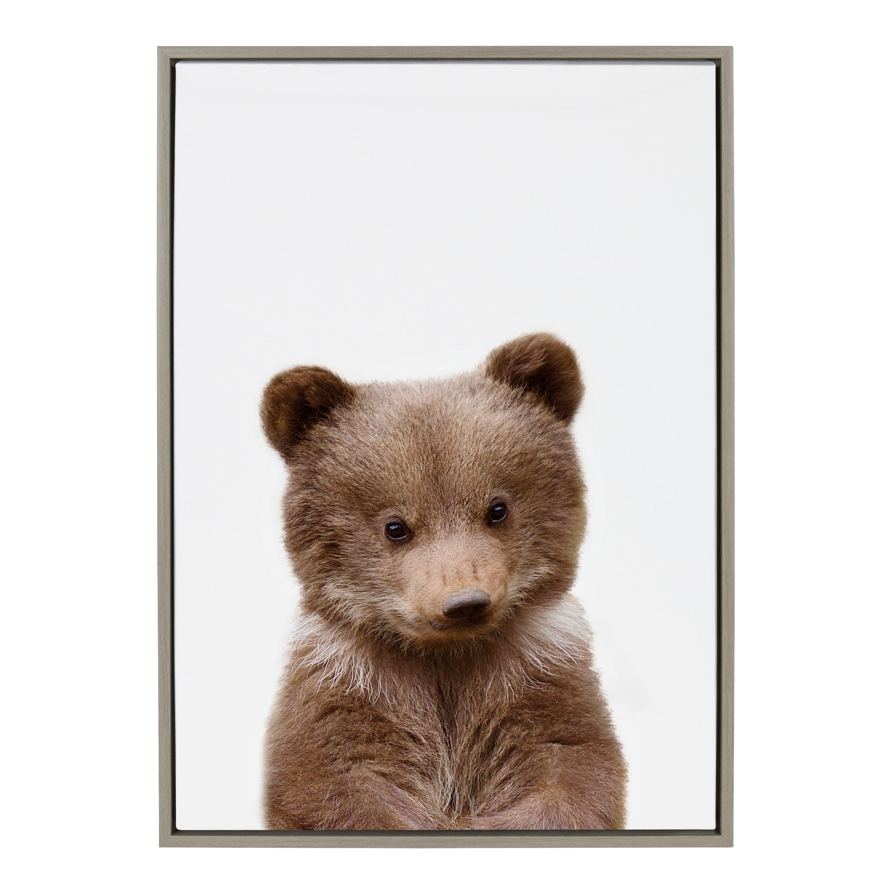 Sylvie Baby Bear Framed Canvas by Amy Peterson by kateandlaurel - product image 16 for Resin Society