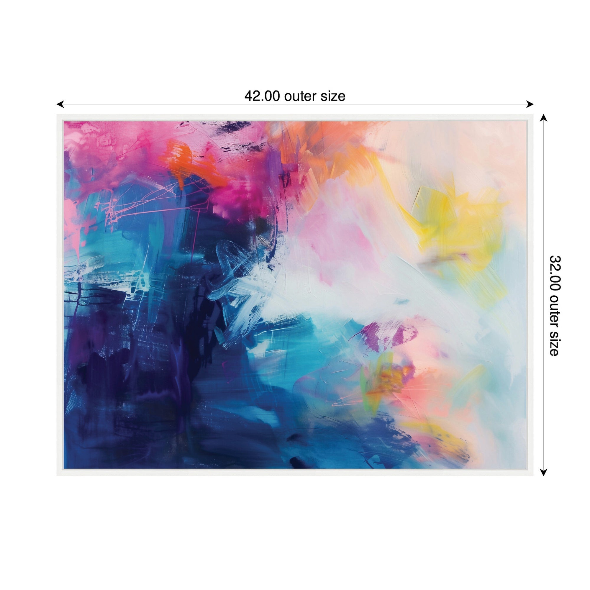 Sylvie Bright Abstract II Framed Canvas by Amy Lighthall