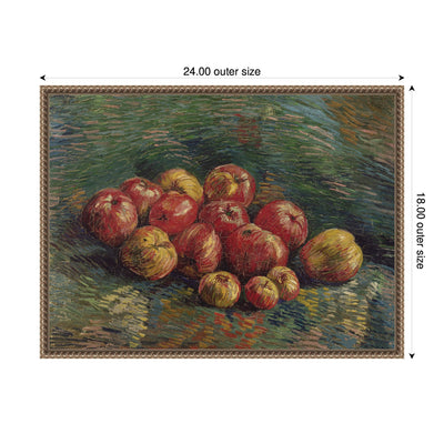 Apples 1887 Vincent van Gogh by Nostalgia Prints Framed Canvas Wall Art Print