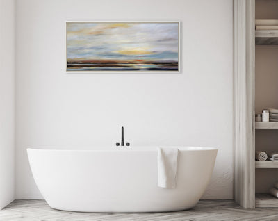 Sylvie Carolina Sunset Framed Canvas by kateandlaurel - product image 11 for Resin Society