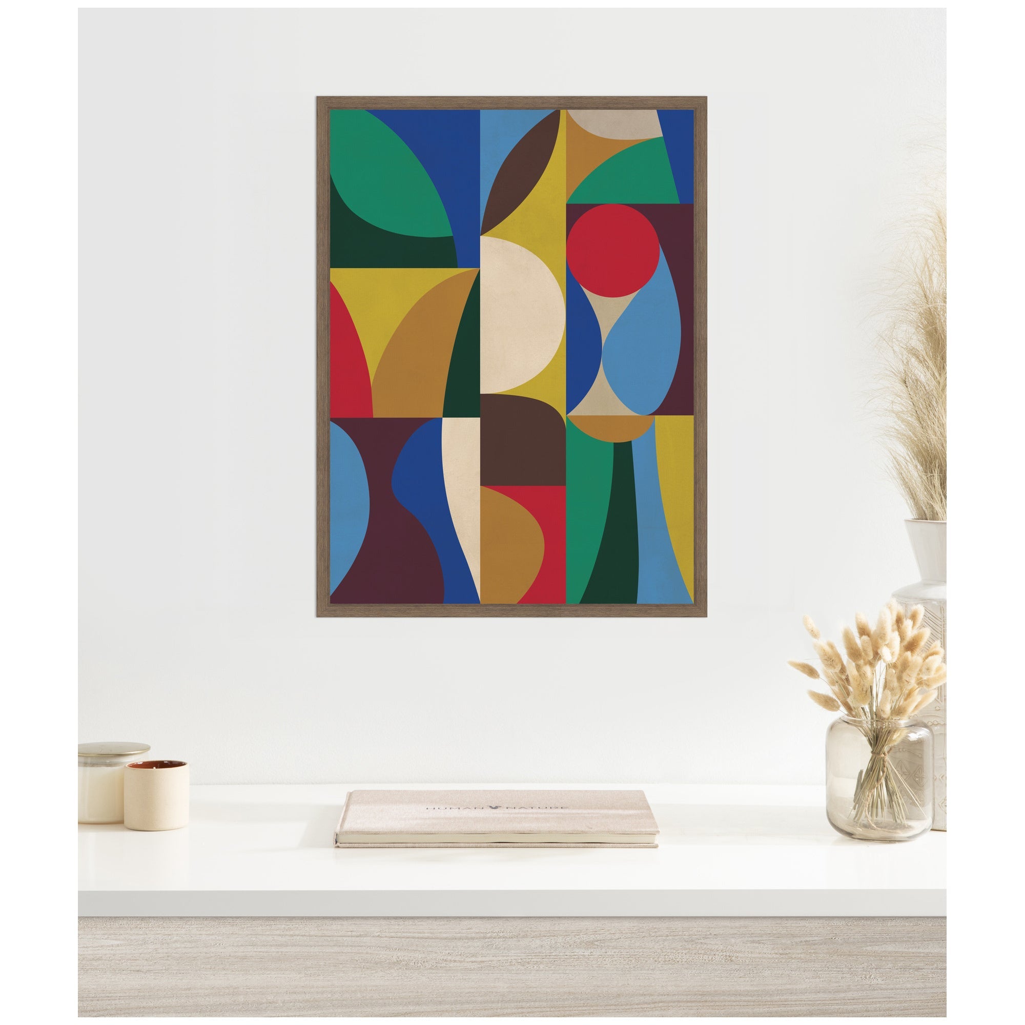 Abstract 03 by Rachel Lee Framed Canvas Wall Art Print