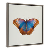 Sylvie Coppertop Butterfly Framed Canvas by kateandlaurel - product image 2 for Resin Society