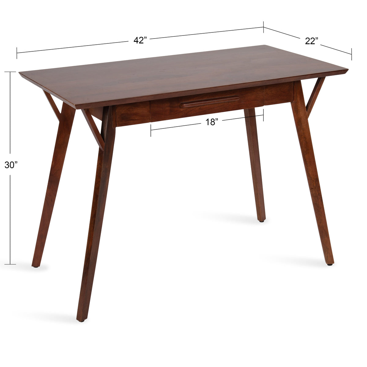 McCutcheon Wood Desk by kateandlaurel - product image 2 for Resin Society