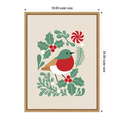 Sylvie Framed Canvas Christmas Icons Prima Set 1 by Dominique Vari