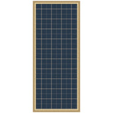 Tall rectangular pinboard with navy blue plaid fabric surface featuring white grid lines, enclosed in a light wood frame.